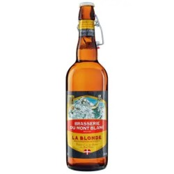 MONT BLANC Bière La Blonde 5.8° - 75cl