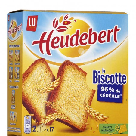 HEUDEBERT Biscottes natures x34 300g